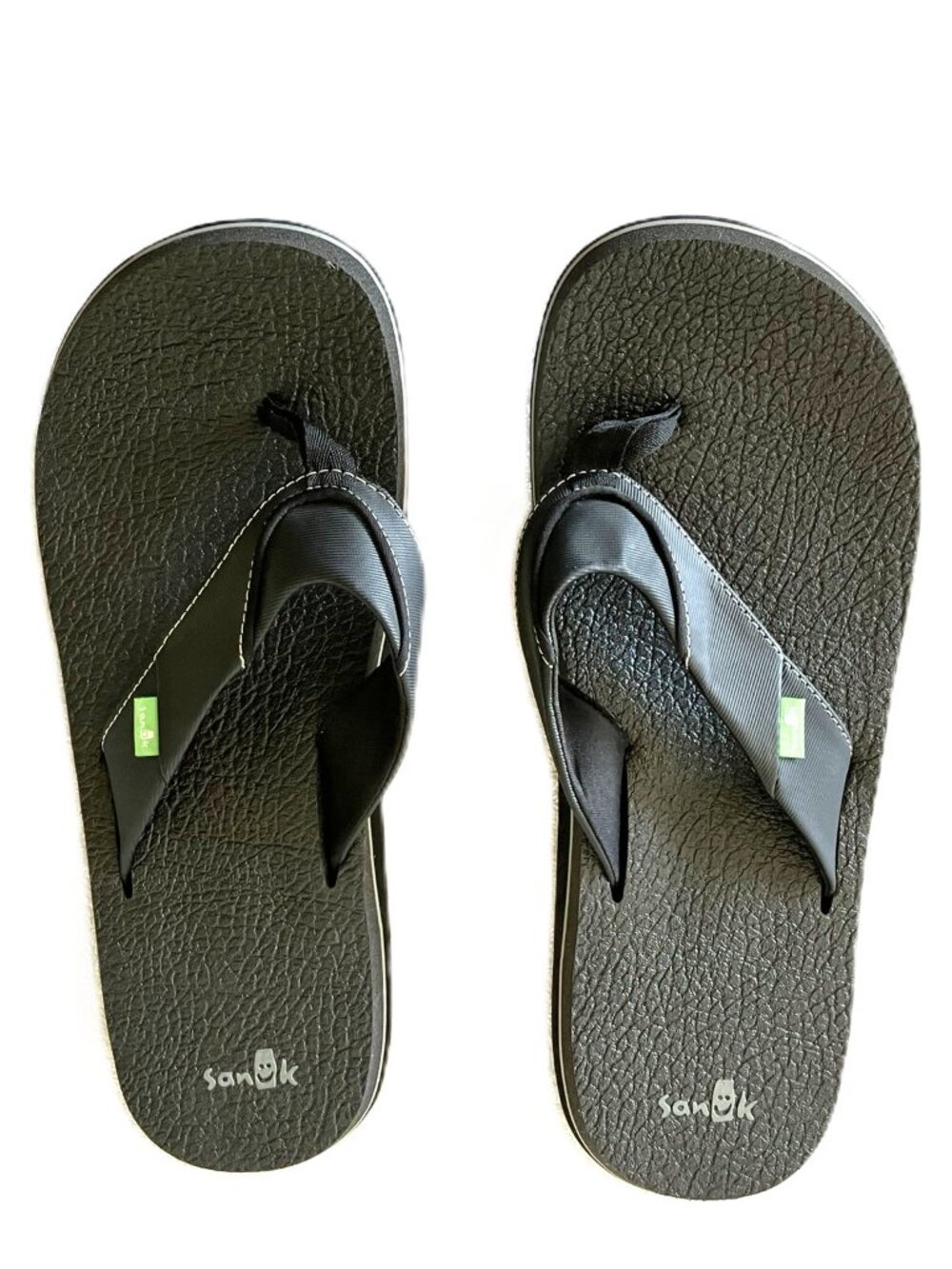 Sanuk Beer Cozy 2 Men’s Size 13 Flip Flops Sandals - Black